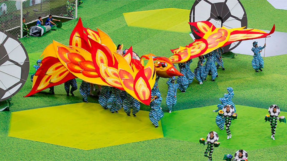 Las mejores imágenes de la ceremonia de apertura del Mundial 2018. Las mejores imágenes de la ceremonia de apertura del Mundial 2018.