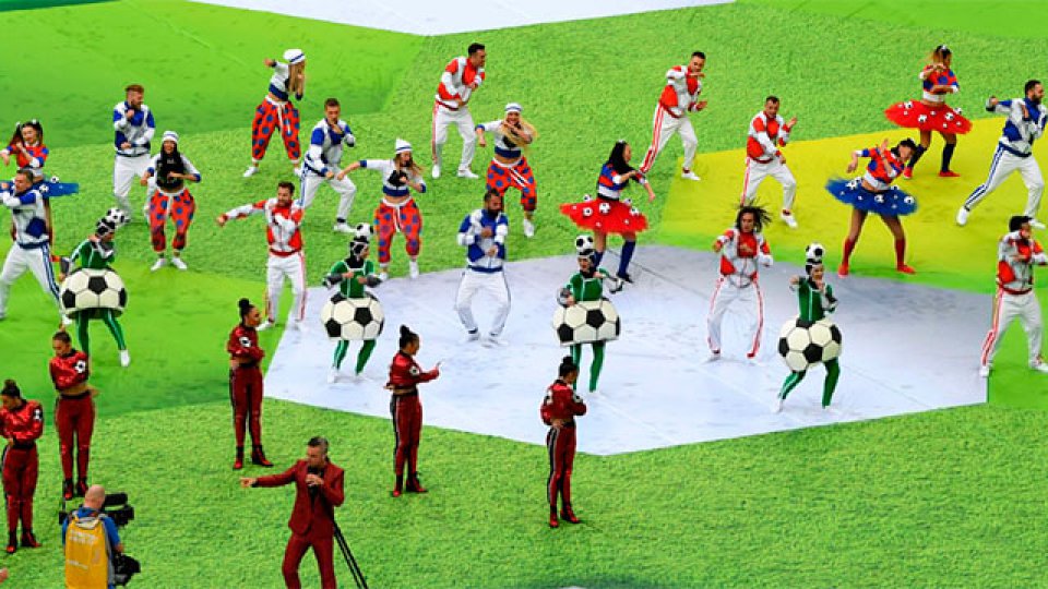 Las mejores imágenes de la ceremonia de apertura del Mundial 2018.