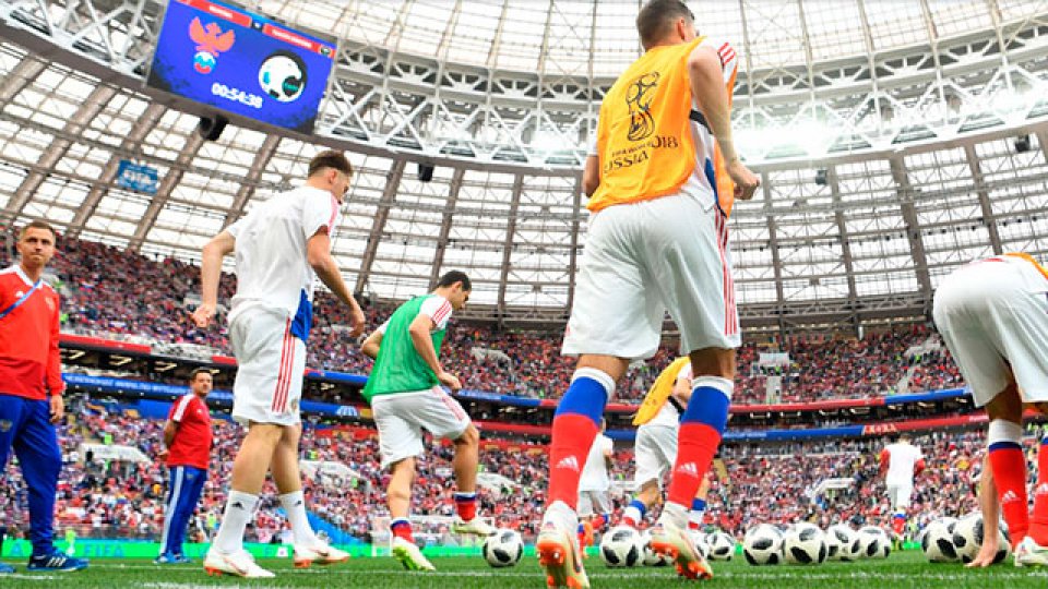 Las mejores imágenes de la ceremonia de apertura del Mundial 2018.