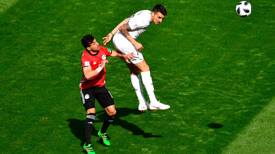 Uruguay se impuso en forma agónica ante Egipto.