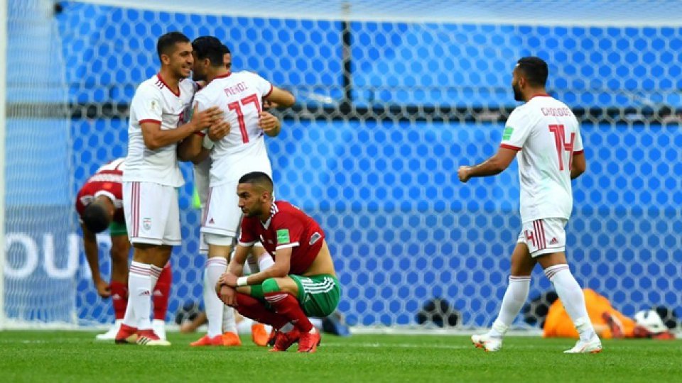 En un pobre partido, Irán festejó en el final.