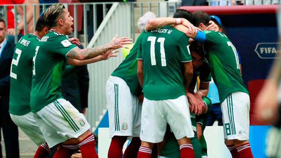 Con un golazo, México derrotó a Alemania en su debut en Rusia 2018.