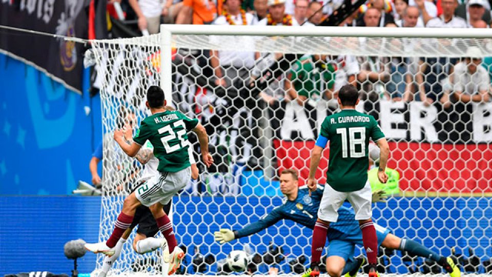 Con un golazo, México derrotó a Alemania en su debut en Rusia 2018.