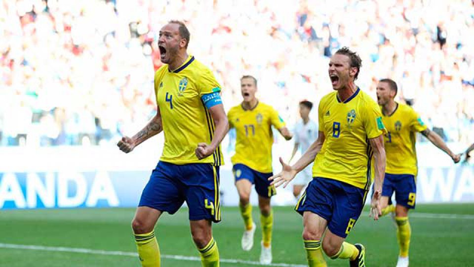 Suecia le ganó a Corea del Sur en su debut mundialista.