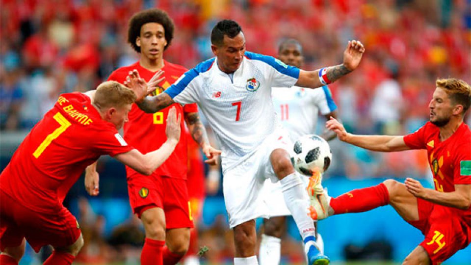 Bélgica arrancó el Mundial goleando a Panamá.