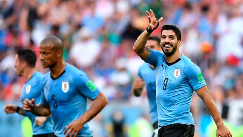 Uruguay superó a Arabia Saudita y se clasificó a los octavos de final.