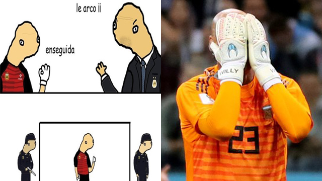 Los memes sobre el error de Wilfredo Caballero