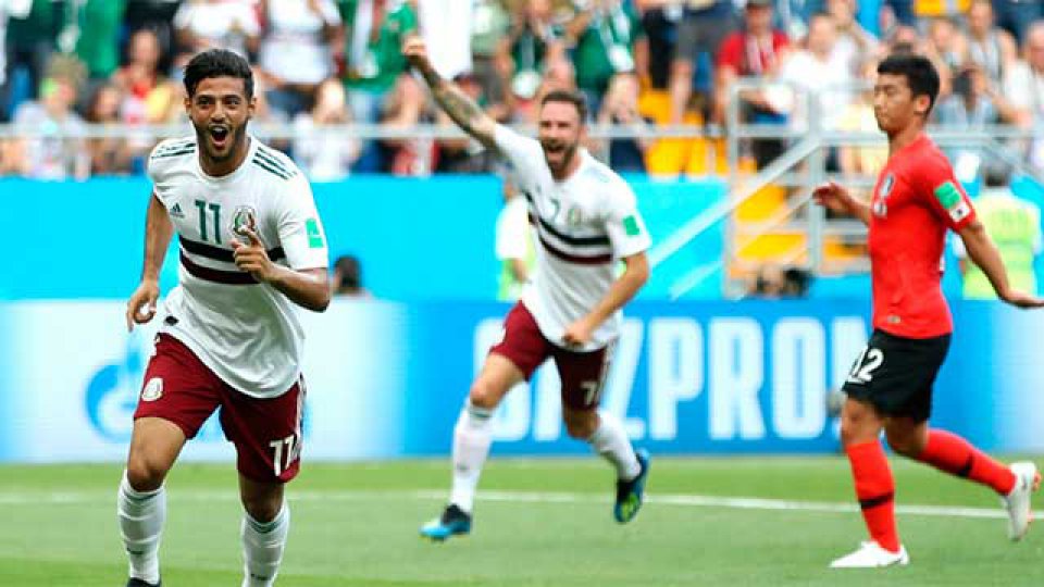 México le ganó a Corea del Sur y tiene un pie en octavos.
