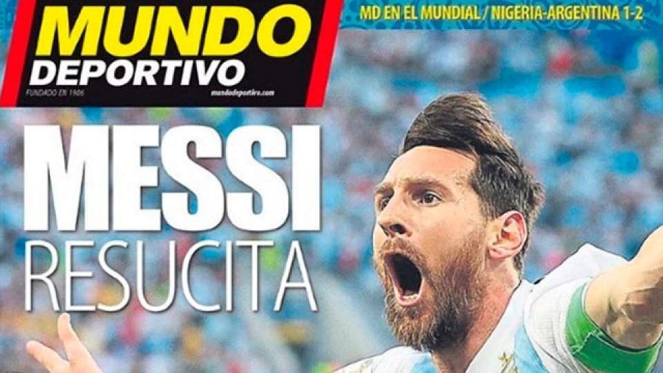 Las tapas de los principales medios del mundo y la Selección.