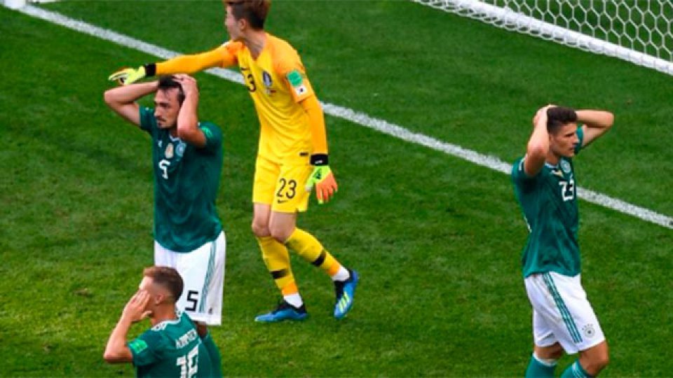 Alemania y una histórica eliminación.