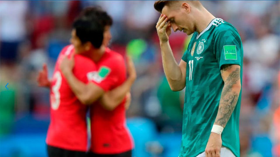 Alemania no pudo ante Corea y se despidió de Rusia 2018.