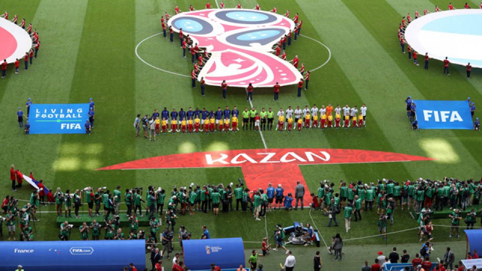 El himno argentino nos emocionó a todos en Kazán.