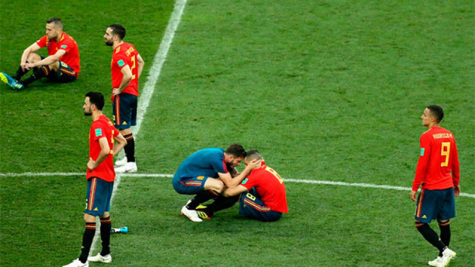 Rusia eliminó de la Copa del Mundo a España por penales.