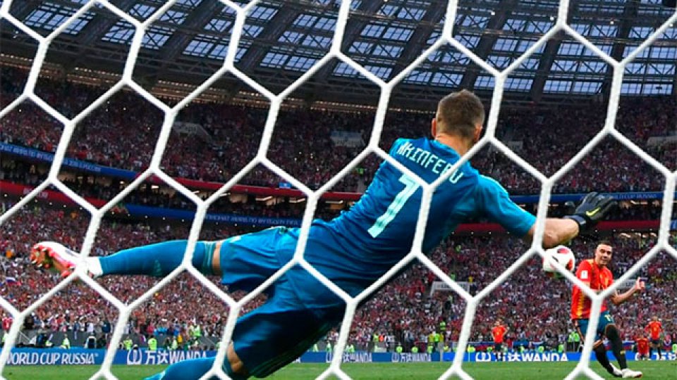 Rusia eliminó de la Copa del Mundo a España por penales.
