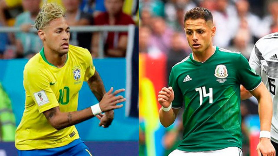 Brasil ante México, en el choque excluyente de la jornada por octavos.