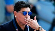 Maradona y el DT de la Selección: 