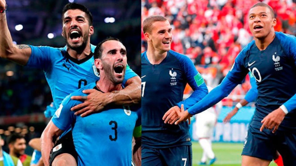 Uruguay enfrenta a Francia y quiere llegar a las semifinales del Mundial.
