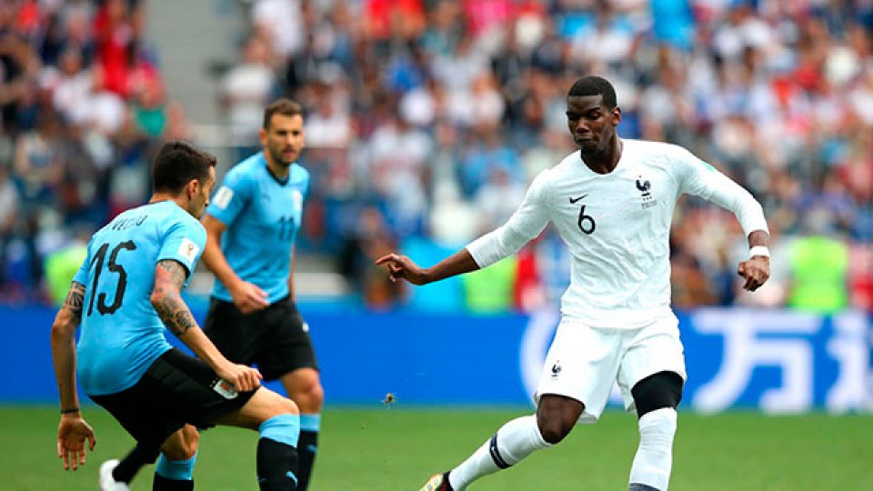 Francia le ganó a Uruguay y se metió en las semifinales del Mundial.