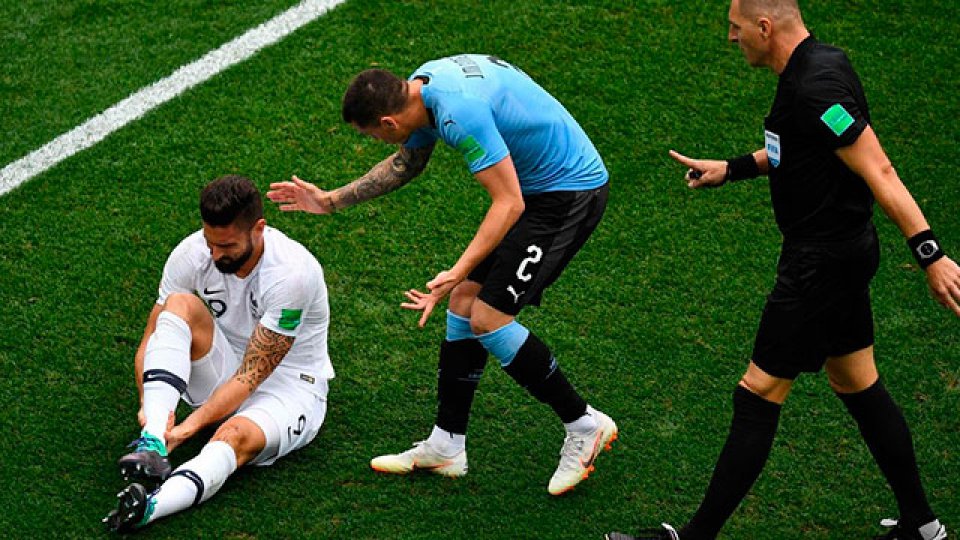 Francia le ganó a Uruguay y se metió en las semifinales del Mundial.