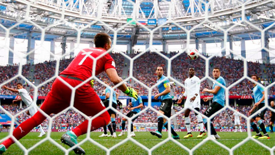 Francia le ganó a Uruguay y se metió en las semifinales del Mundial.