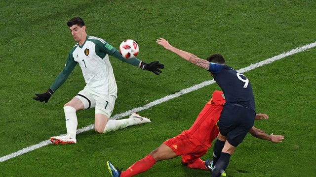"Ha sido un partido frustrante, Francia no ha jugado a nada", custinò Courtois.