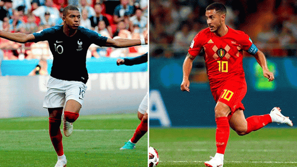 Francia y Bélgica se enfrentan por un lugar en la final.