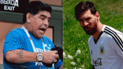 Maradona volvió a defender a Messi y le apuntó al equipo: 