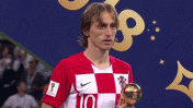 El croata Luka Modric, Balón de Oro del Mundial de Rusia 2018