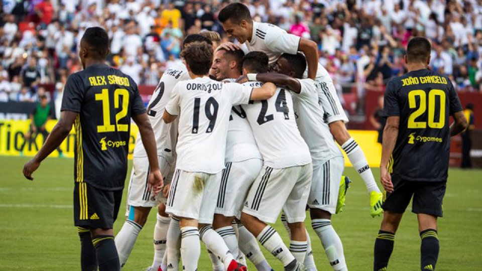 El Merengue arrancó perdiendo ante la Juve pero pudo dar vuelta el marcador.