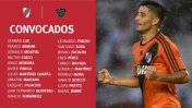 Gallardo convocó a los jugadores de la Selección y al entrerriano Casco