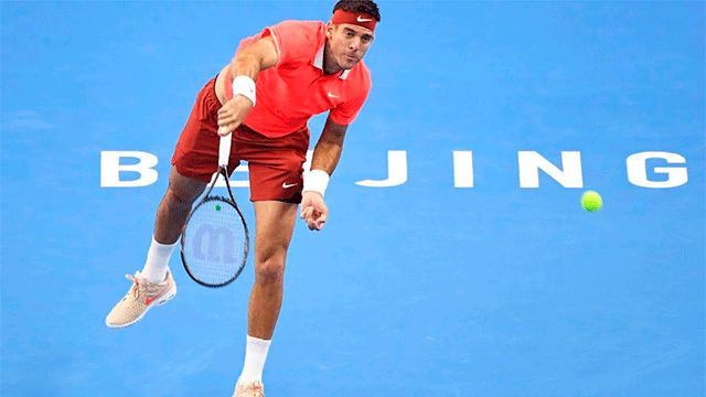 Basilashvili sorprende al vencer en Pekín a un engripado Del Potro Basilashvili sorprende al vencer en Pekín a un engripado Del Potro