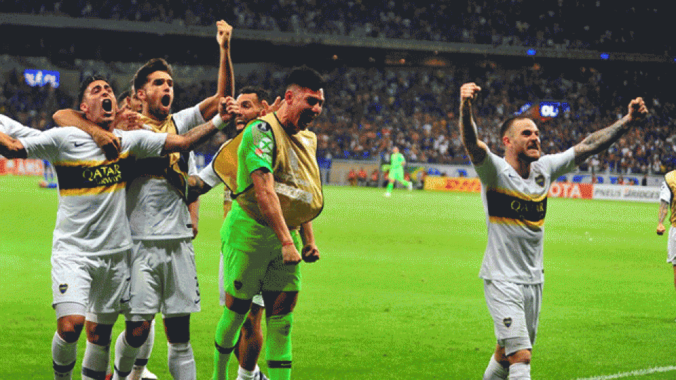 Boca empat&oacute; ante Cruzeiro y se meti&oacute; en semifinales