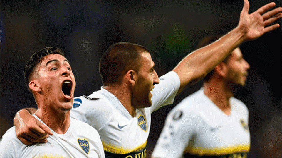 Boca empat&oacute; ante Cruzeiro y se meti&oacute; en semifinales.