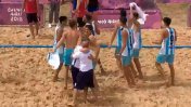 Con el entrerriano Daudinot, Argentina sigue de racha en el Beach Handball