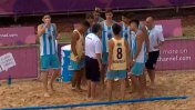 Argentina, con el chajariense Daudinot, cerró un gran inicio en el  Beach Handball