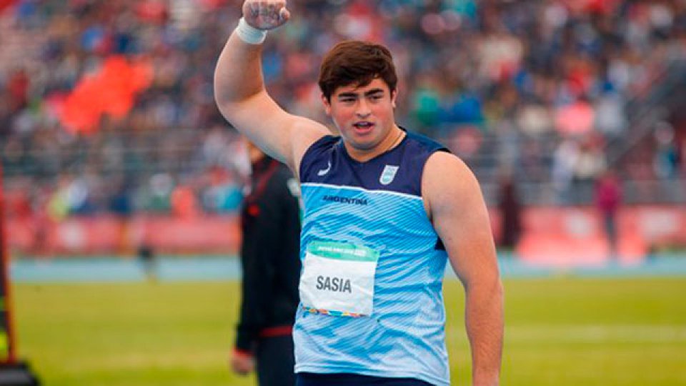 Nazareno Sasia va por la medalla de oro.