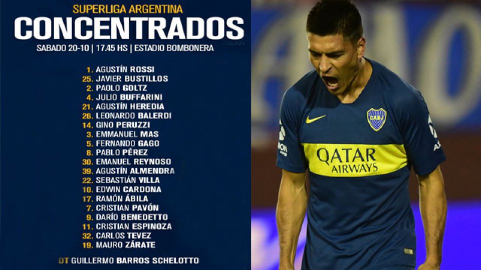 El Guerrero volvería a la titularidad en Boca en el encuentro por la Superliga.