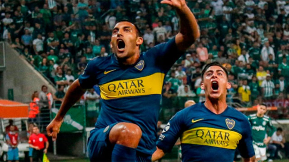 Boca eliminó a Palmeiras en Brasil.