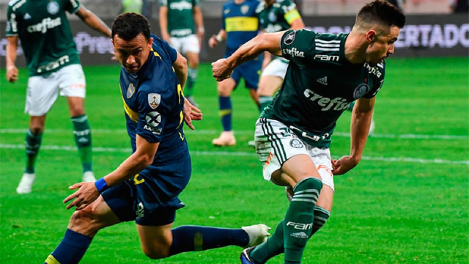 En Brasil, el Xeneize empató 2-2 con el Verdao.