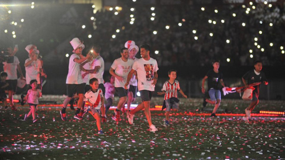 El mediocampista imitó el tercer tanto de la final entre River y Boca.