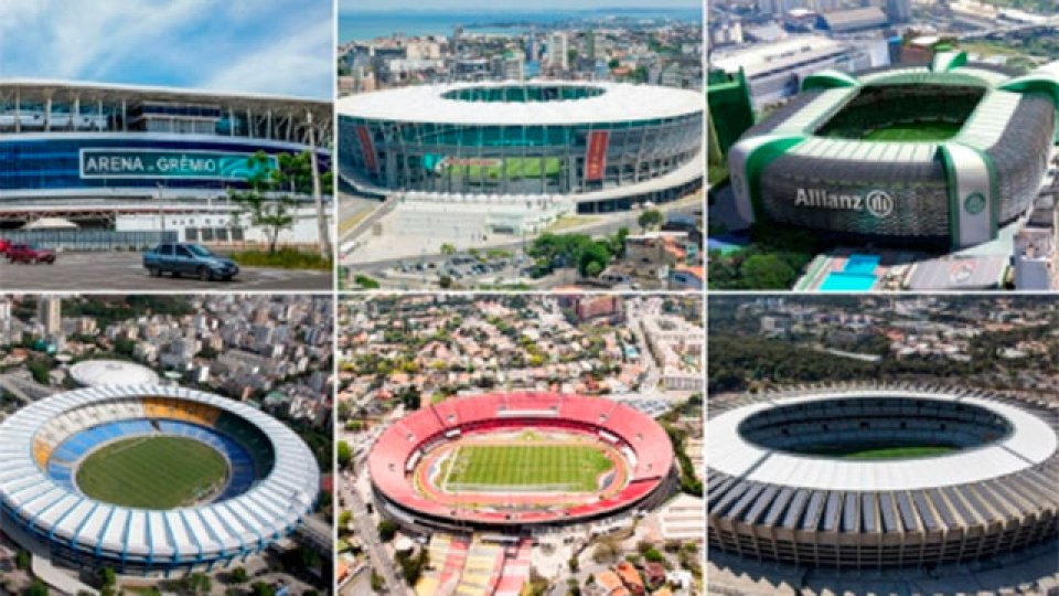 Los estadios de la Copa América 2019.