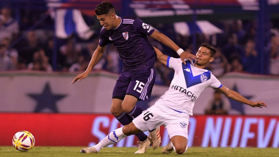 El triunfo de River llegó por los goles de los colombianos Borré y Quintero.