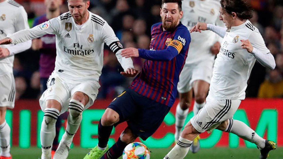 Barcelona y Real Madrid igualaron por la Copa del Rey.