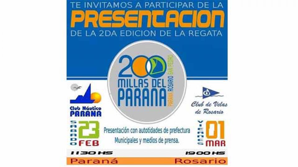 El CNP y el CVR organizan la edición 2°  de las 200 millas del Paraná.