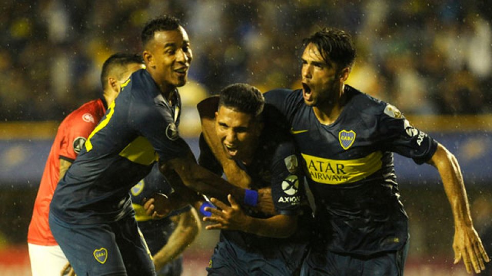 Boca superó a Wilstermann por la Copa Libertadores.
