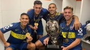 Los festejos de los jugadores de Boca en la intimidad tras lograr la Supercopa