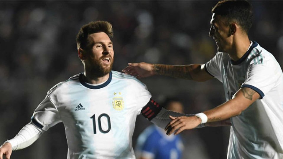 aplastante victoria de Argentina en San Juan antes de partir a la Copa Am&eacute;rica.