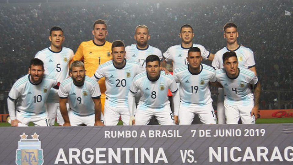 aplastante victoria de Argentina en San Juan antes de partir a la Copa Am&eacute;rica.