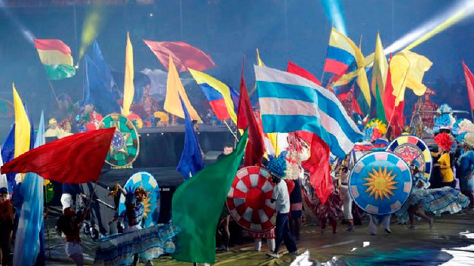 Así fue la colorida ceremonia inaugural de la Copa América.