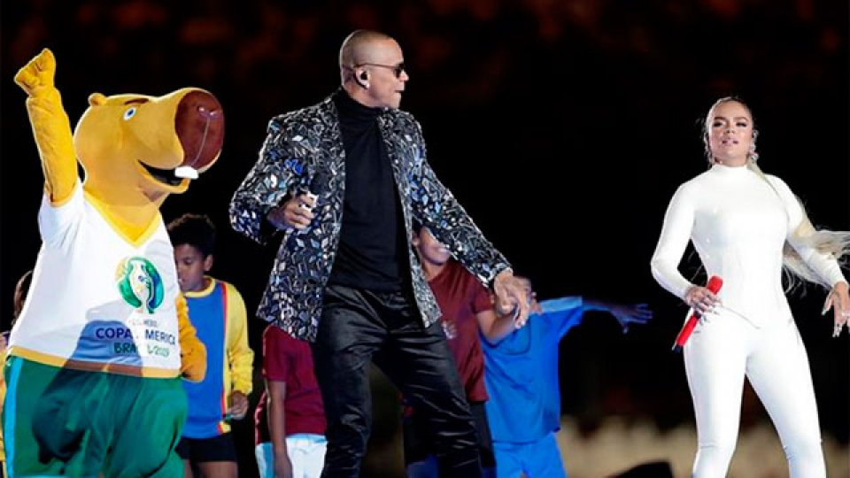 Así fue la colorida ceremonia inaugural de la Copa América.
